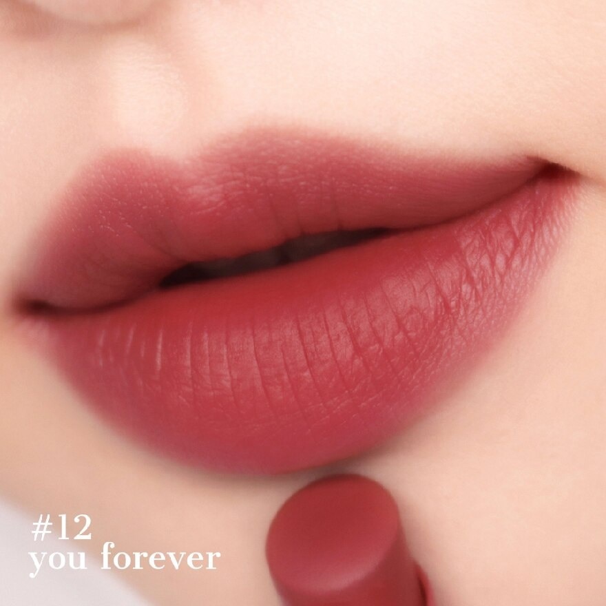 You Re Mine Powder Lip (12 You Forever), Very Light And Comfortable On The Lips, Long Lasting, Help Blur And Cover The Grooves Of The Lips 3g