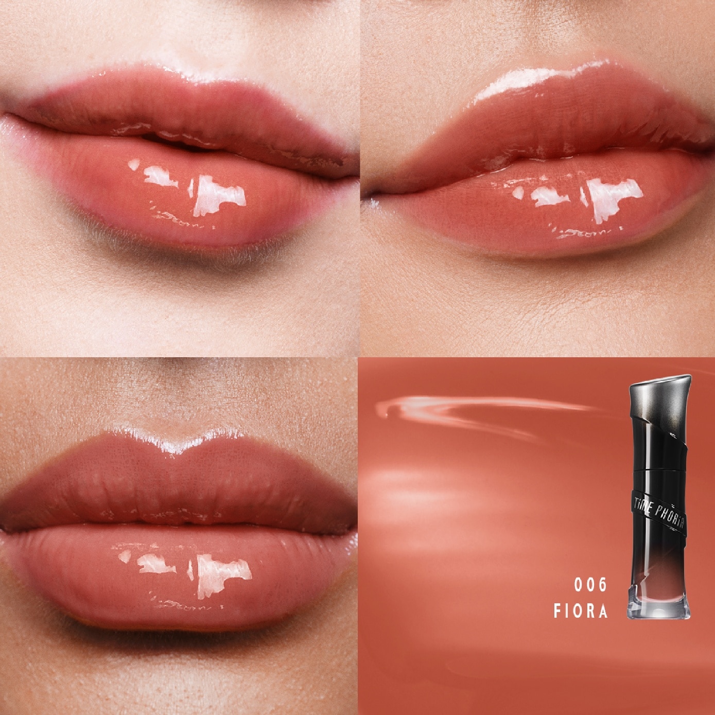 Lunara Frost 3D Lip Gloss #006 Fiora 1s