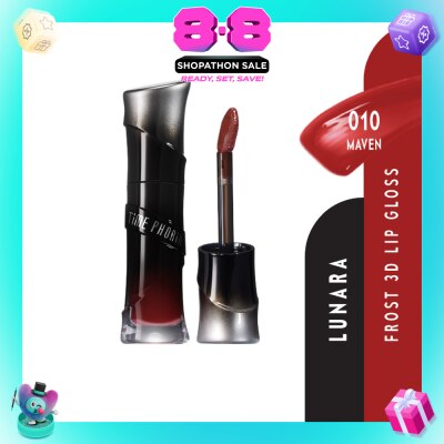 TIME PHORIA - Lunara Frost 3D Lip Gloss #010 Maven 1s