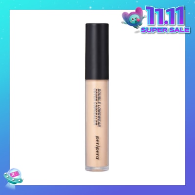 PERIPERA Peripera Double Long Wear Cover Concealer 02 Natural Beige 1 piece