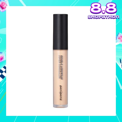 PERIPERA Peripera Double Long Wear Cover Concealer 02 Natural Beige 1 piece
