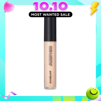 PERIPERA Peripera Double Long Wear Cover Concealer 02 Natural Beige 1 piece image