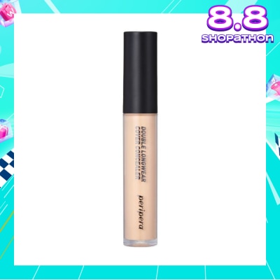 PERIPERA Peripera Double Long Wear Cover Concealer 02 Natural Beige 1 piece