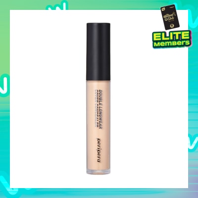 PERIPERA Peripera Double Long Wear Cover Concealer 02 Natural Beige 1 piece