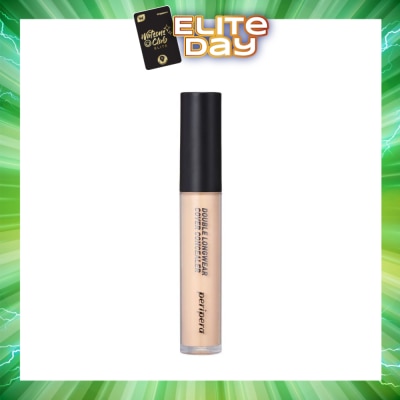 PERIPERA - Peripera Double Long Wear Cover Concealer 02 Natural Beige 1 piece