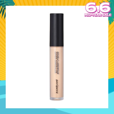 PERIPERA Peripera Double Long Wear Cover Concealer 02 Natural Beige 1 piece