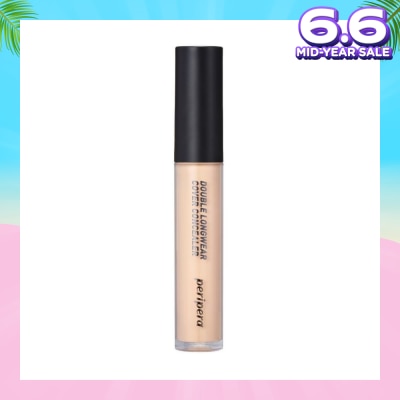 PERIPERA Peripera Double Long Wear Cover Concealer 02 Natural Beige 1 piece