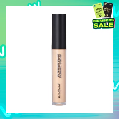 PERIPERA Peripera Double Long Wear Cover Concealer 02 Natural Beige 1 piece