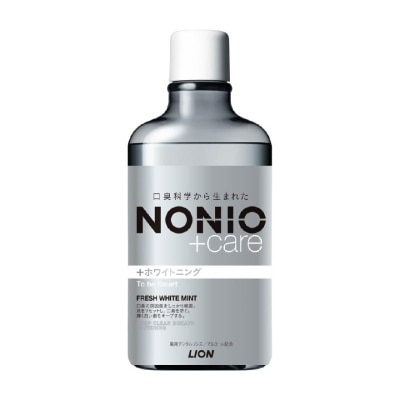 NONIO +Care Whitening Anti Bacterial Mouthwash (Fresh White Mint) Kill 99.9% Of Bacteria That Causes Bad Breath, Long Lasting Fresh Breath, Prevent Cavities 600ml