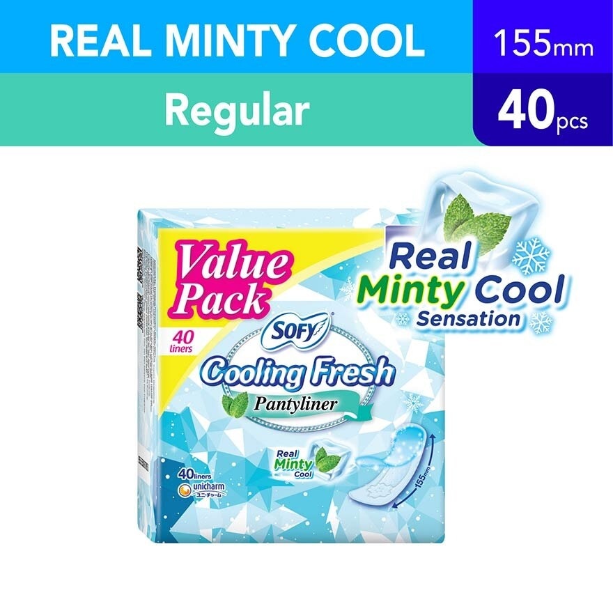 Cooling Fresh Liner Regular 155mm Value Pack 40s