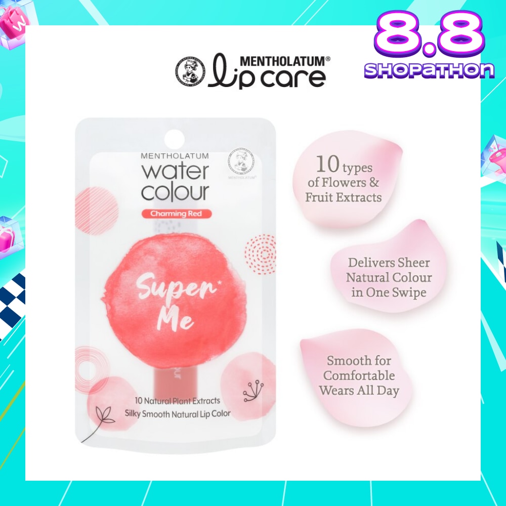 Water Colour SuperMe Lip Balm Charming Red 3g