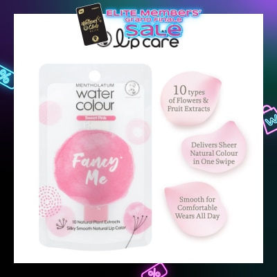 MENTHOLATUM LIP Water Colour FancyMe Lip Balm Sweet Pink 3g (Expiry: Jun`2026)