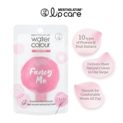 MENTHOLATUM LIP Water Colour FancyMe Lip Balm Sweet Pink 3g