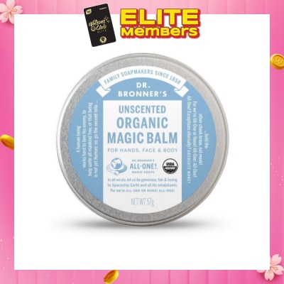 DR BRONNER'S Unscented Organic Magic Balm 57g