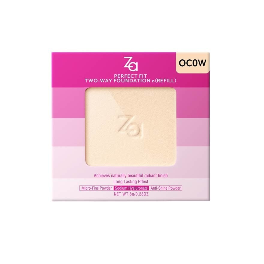 Perfect Fit Two Way Foundation n(Refill) Oc0w, Softly Hide Pores, Minimizes The Appearance Of Pores, Uneven Skin Tone And Dullness 8g