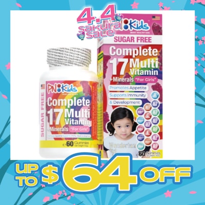 PRINCIPLE NUTRITION - Kids MultiVitamin Sugar Free Chewable Tablet For Girls 60s