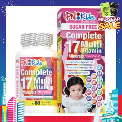 PRINCIPLE NUTRITION Kids MultiVitamin Sugar Free Chewable Tablet For Girls 60s