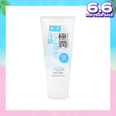 HADA LABO Hydrating Face Wash (Hydrating Wash With Hyaluronic Acid + Suitable For Dry Skin) 100g