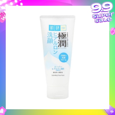 HADA LABO Hydrating Face Wash (Hydrating Wash With Hyaluronic Acid + Suitable For Dry Skin) 100g