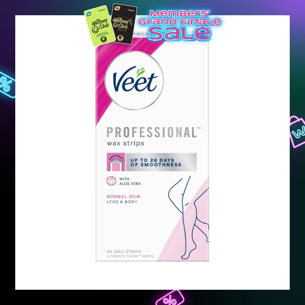 Hair Removal Wax Strips Normal Skin 20s