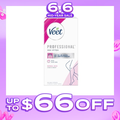 VEET - Hair Removal Wax Strips Normal Skin 20s