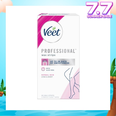 VEET Hair Removal Wax Strips Normal Skin 20s
