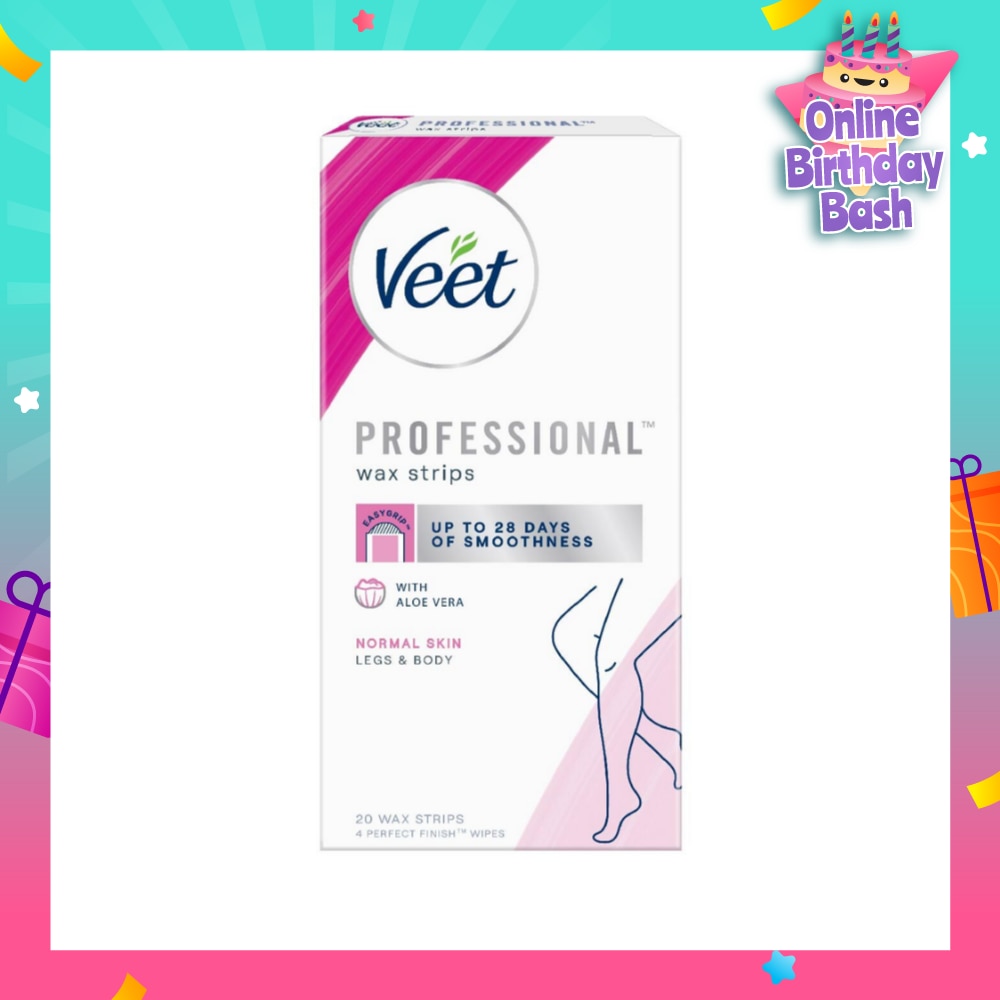 Hair Removal Wax Strips Normal Skin 20s