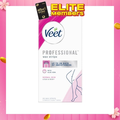 VEET Hair Removal Wax Strips Normal Skin 20s