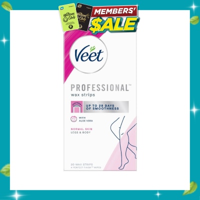 VEET Hair Removal Wax Strips Normal Skin 20s image