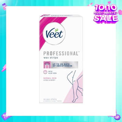VEET Hair Removal Wax Strips Normal Skin 20s
