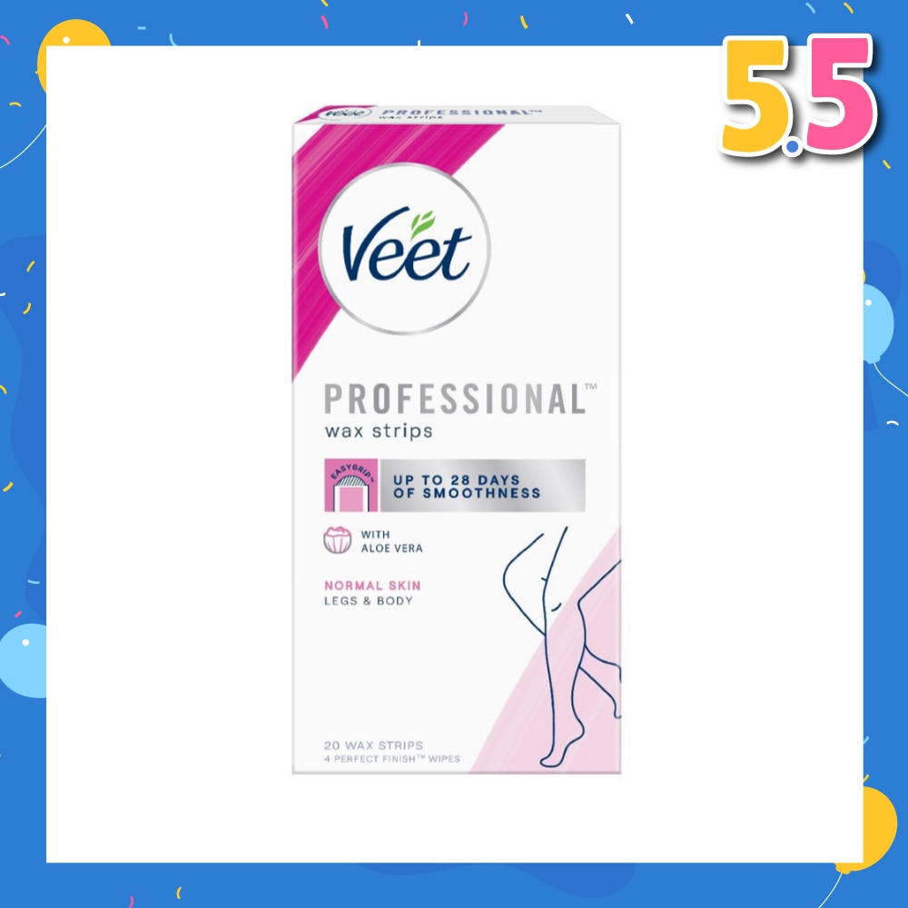Hair Removal Wax Strips Normal Skin 20s