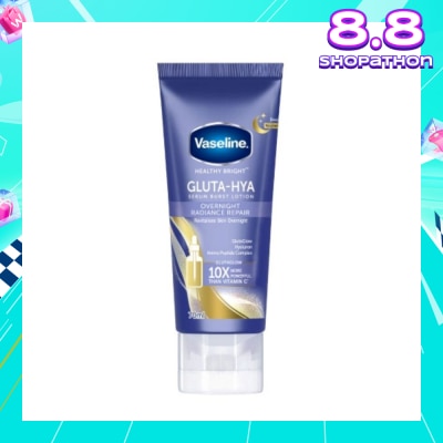 VASELINE Overnight Radiance Repair Gluta-Hya Serum Burst Lotion (Transforms Skin To Look Bright And Plumped Up Overnight) 70ml