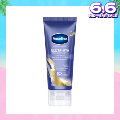 VASELINE Overnight Radiance Repair Gluta-Hya Serum Burst Lotion (Transforms Skin To Look Bright And Plumped Up Overnight) 70ml