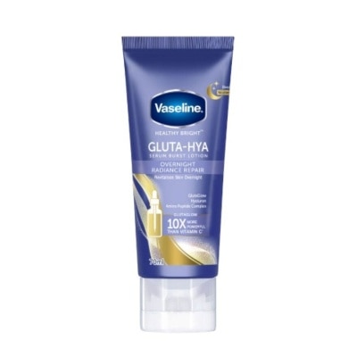 VASELINE Overnight Radiance Repair Gluta-Hya Serum Burst Lotion (Transforms Skin To Look Bright And Plumped Up Overnight) 70ml