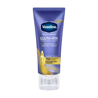 VASELINE Healthy Bright Gluta-Hya Serum Burst Lotion Overnight Radiance Repair 70ml