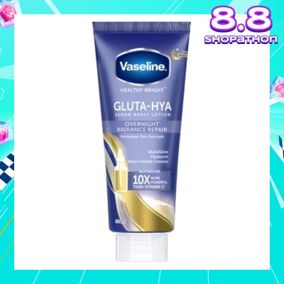 VASELINE Overnight Radiance Repair Gluta-Hya Serum Burst Lotion 330ml