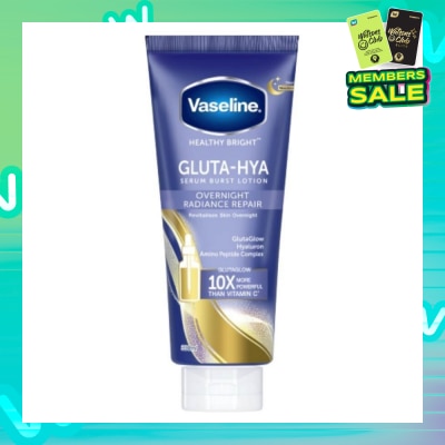 VASELINE Overnight Radiance Repair Gluta-Hya Serum Burst Lotion 330ml