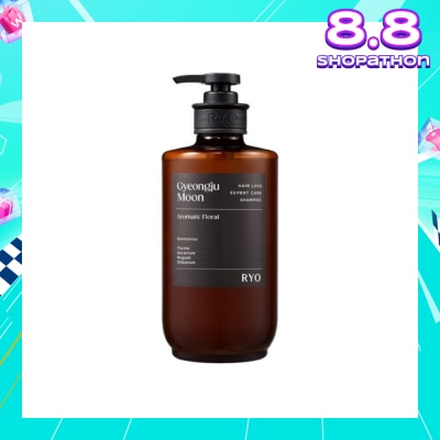 RYO Hair Loss Expert Care Perfume Shampoo Gyeongu Moon (Moisturizes & Nourishes Scalp, Hydrates Hair, Protect Hair Against Heat) 585ml