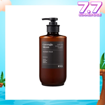 RYO Hair Loss Expert Care Perfume Shampoo Gyeongu Moon (Moisturizes & Nourishes Scalp, Hydrates Hair, Protect Hair Against Heat) 585ml