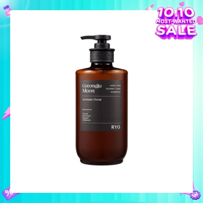 RYO Hair Loss Expert Care Perfume Shampoo Gyeongu Moon (Moisturizes & Nourishes Scalp, Hydrates Hair, Protect Hair Against Heat) 585ml