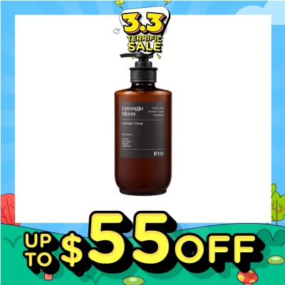 RYO Hair Loss Expert Care Perfume Shampoo Gyeongu Moon (Moisturizes & Nourishes Scalp, Hydrates Hair, Protect Hair Against Heat) 585ml