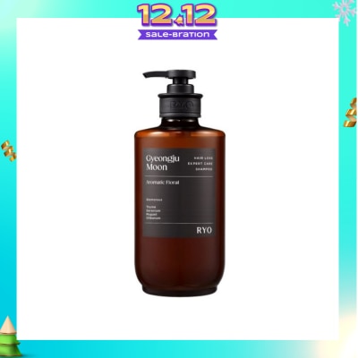 RYO Hair Loss Expert Care Perfume Shampoo Gyeongu Moon (Moisturizes & Nourishes Scalp, Hydrates Hair, Protect Hair Against Heat) 585ml