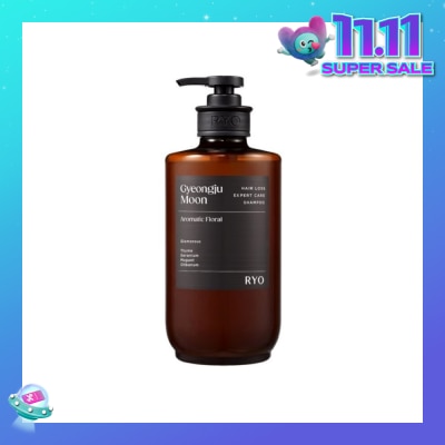 RYO Hair Loss Expert Care Perfume Shampoo Gyeongu Moon (Moisturizes & Nourishes Scalp, Hydrates Hair, Protect Hair Against Heat) 585ml