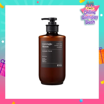 RYO Hair Loss Expert Care Perfume Shampoo Gyeongu Moon (Moisturizes & Nourishes Scalp, Hydrates Hair, Protect Hair Against Heat) 585ml