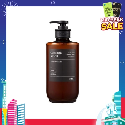 RYO Hair Loss Expert Care Perfume Shampoo Gyeongu Moon (Moisturizes & Nourishes Scalp, Hydrates Hair, Protect Hair Against Heat) 585ml
