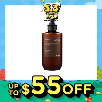 RYO Hair Loss Expert Care Perfume Shampoo Yeosu Sky (Moisturizes & Nourishes Scalp, Hydrates Hair, Protect Hair Against Heat) 585ml