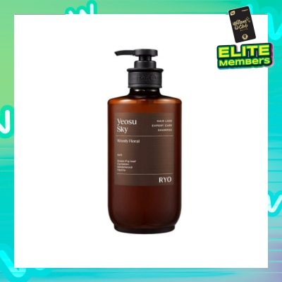 RYO Hair Loss Expert Care Perfume Shampoo Yeosu Sky (Moisturizes & Nourishes Scalp, Hydrates Hair, Protect Hair Against Heat) 585ml