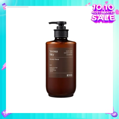 RYO Hair Loss Expert Care Perfume Shampoo Yeosu Sky (Moisturizes & Nourishes Scalp, Hydrates Hair, Protect Hair Against Heat) 585ml