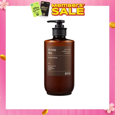 RYO Hair Loss Expert Care Perfume Shampoo Yeosu Sky (Moisturizes & Nourishes Scalp, Hydrates Hair, Protect Hair Against Heat) 585ml