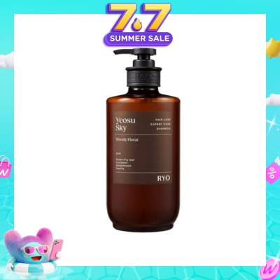 RYO - Hair Loss Expert Care Perfume Shampoo Yeosu Sky (Moisturizes & Nourishes Scalp, Hydrates Hair, Protect Hair Against Heat) 585ml